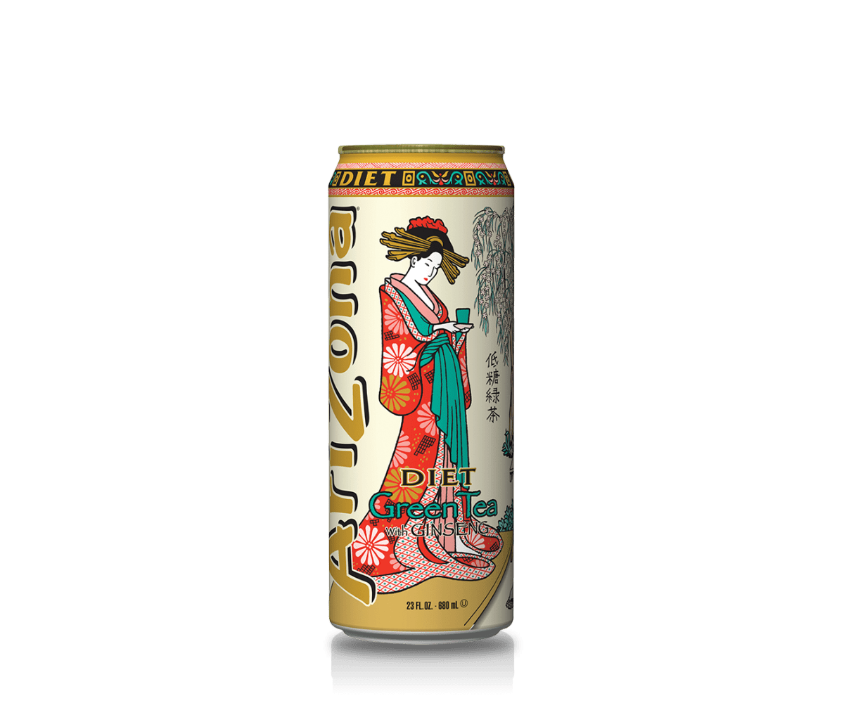 Arizona Diet Green Tea with Ginseng (Case of 24)