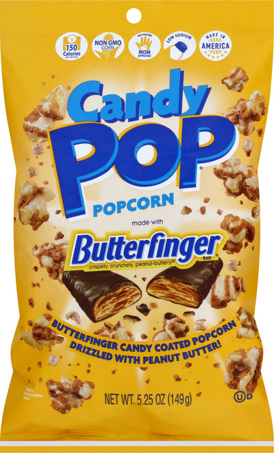 Candy Pop Butterfinger Popcorn 149g - Case of 12