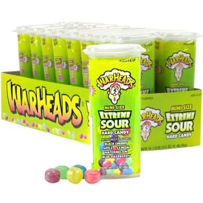 Warheads Extreme Sour Hard Candy Minis 49g - 18ct