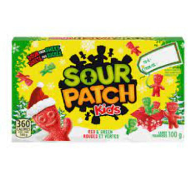 Maynard's Sour Patch Kids Red & Green Theatre Box 100g (Case of 12)