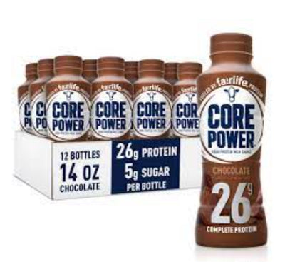 Core Power High Protein Milk Shake Chocolate 414ml (12 pack)
