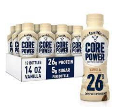 Core Power High Protein Milk Shake Vanilla 414ml (12 pack)