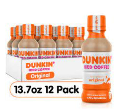 Dunkin Iced Coffee Original Flavor 405ml - 12ct
