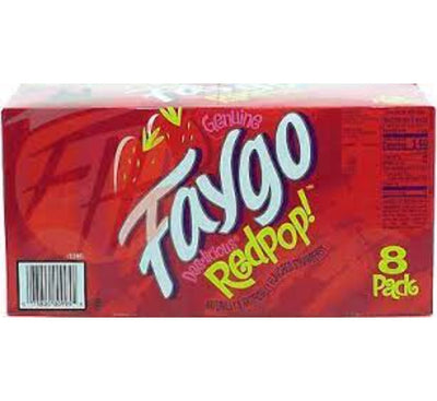 Faygo Red pop 355ml (8 pack)