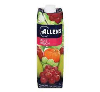 Allen's Fruit Punch 1 liter (12 pack)