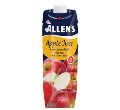 Allen's Apple Juice 1 liter (12 pack)