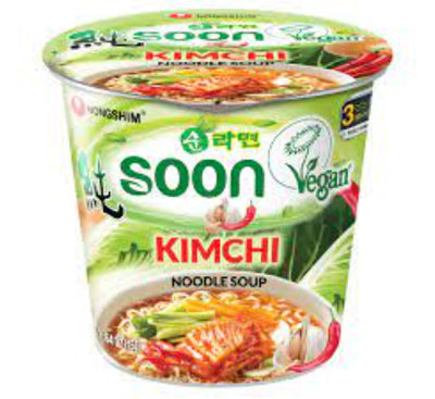 Nongshim Oolong Soon Vegan Kimchi Flavor (6 Pack)