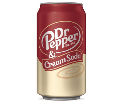 Dr Pepper Cream Soda 355ml - Case of 12