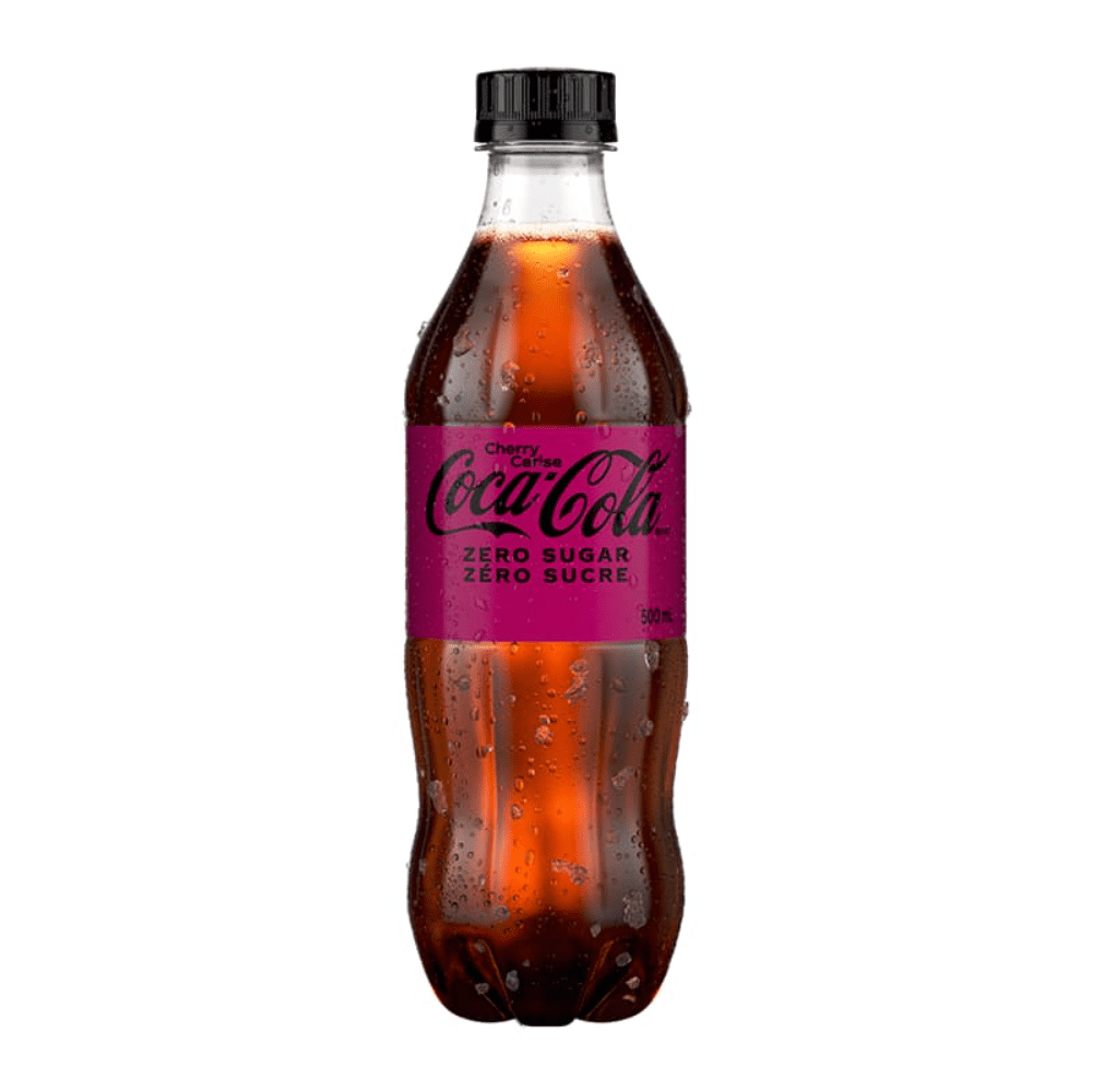 Coca Cola Cherry Zero Sugar 500ml - Case of 24 (Canadian)