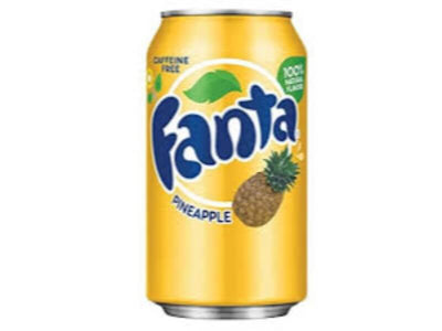 Fanta Pineapple Soda Can - Case of 12 - Canadian