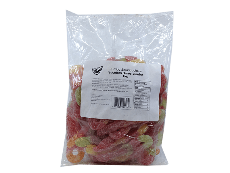 Huer Jumbo Sour Suckers 1kg