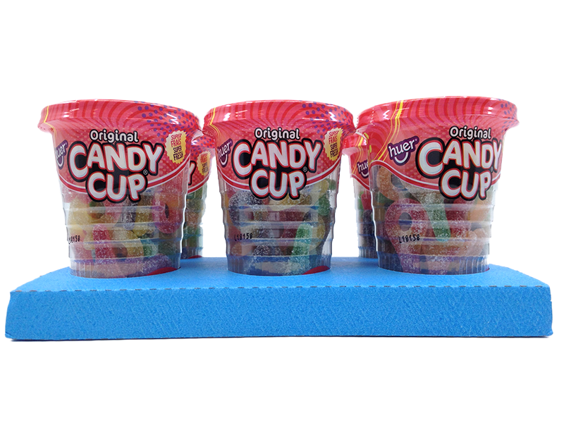 Huer Original Sour Suckers Candy Cup Tray