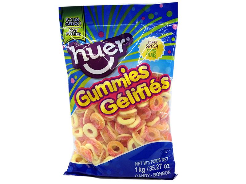 Huer Peach Rings 1kg