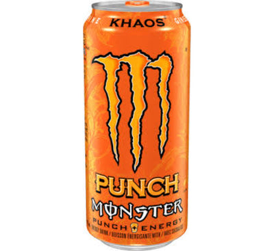 Punch Monster Punch + Energy Khaotic  473ml (12pack)