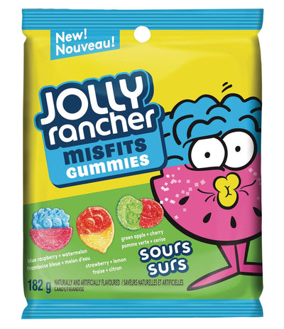 Jolly Rancher Misfit Gummies Sour 182g (Case of 12)