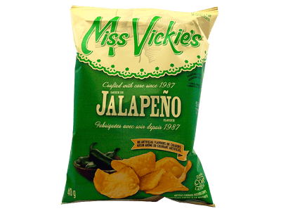 Miss Vickie's Jalapeno Chips 40g - 40 Count
