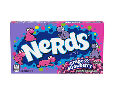 Nerds Grape & Strawberry Theater Box - 5oz (Case of 12)