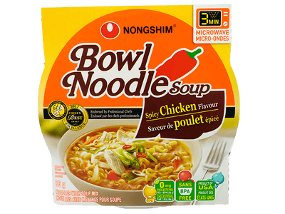 Nongshim Spicy Chicken Noodles (12 cups)