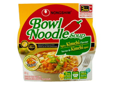 Nongshim Spicy Kimchi Noodle Soup (12 cups)