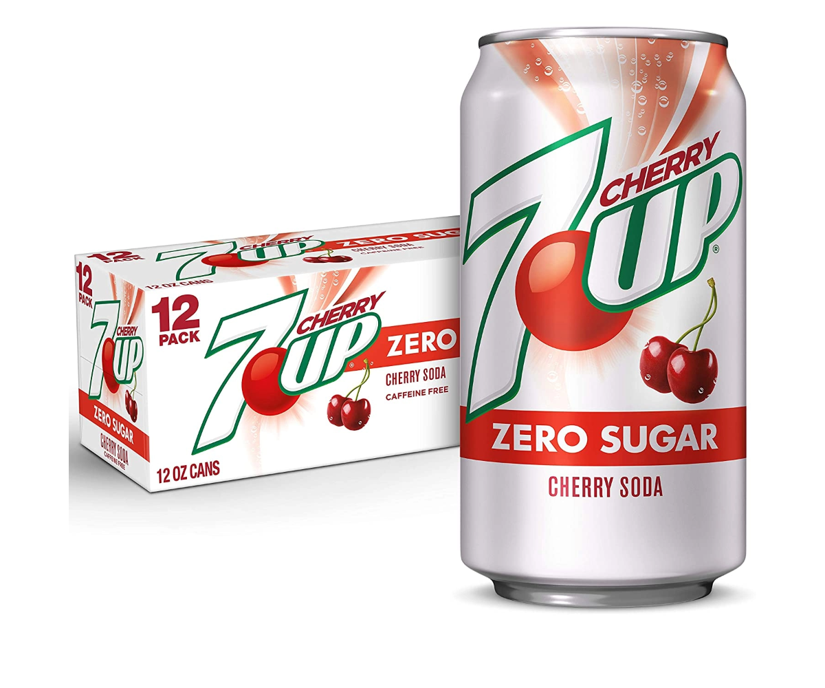 7up Cherry ZERO Can - (Case of 12)