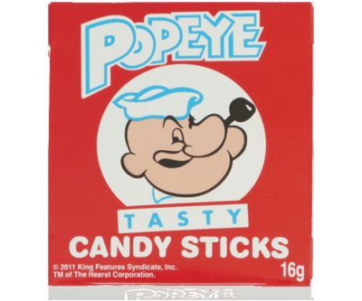 Popeye Candy Sticks (Case of 48)