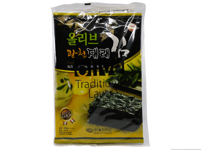 Solmoi F&C CO., Ltd. Traditional Laver Olive Roasted Seaweed 20g (30cs)