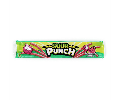 Sour Punch Watermelon Straws Candy (Case of 24)