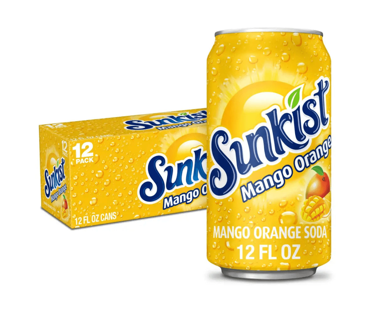 Sunkist Mango Orange 355ml - Case of 12