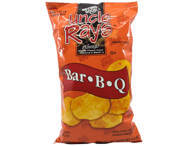 Uncle Ray's BBQ Potato Chips (Case of 10)