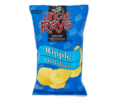 Uncle Ray's Original Ripple Potato Chips (Case of 10)