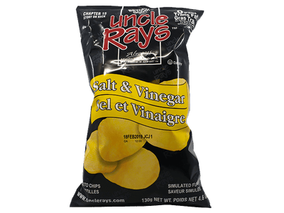Uncle Ray's Salt and Vinegar Potato Chips (Case of 10)