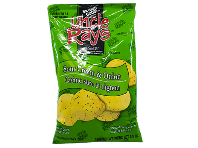 Uncle Ray's Sour Cream and Onion Potato Chips (Case of 10)