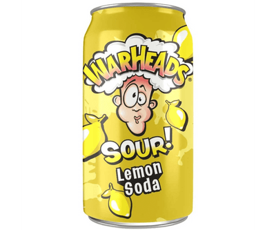 Warheads Sour Lemon Soda 355ml - (Case of 12)