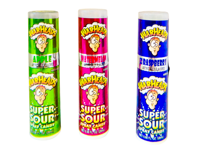 Warheads Super Sour Spray Candy 20ml (Case of 24)